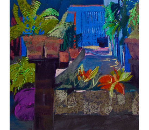 Marianne Partlow - "Jardin Casa Azul II"
